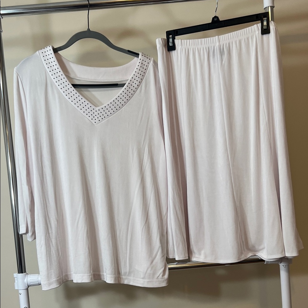 Elegant White Women's Set